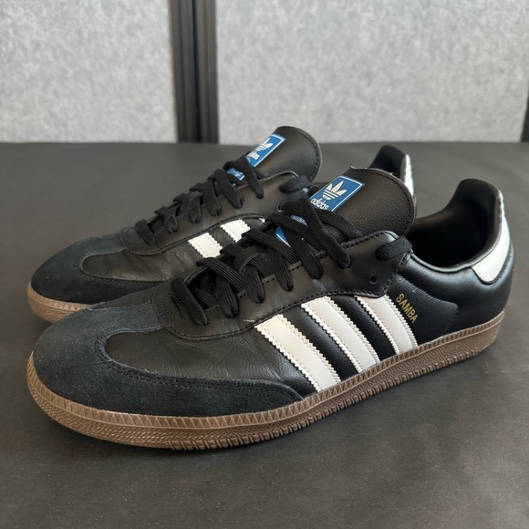 Adidas Samba OG Shoes Core Black / Cloud White / Gum Size 12 Men - Picture 3 of 12